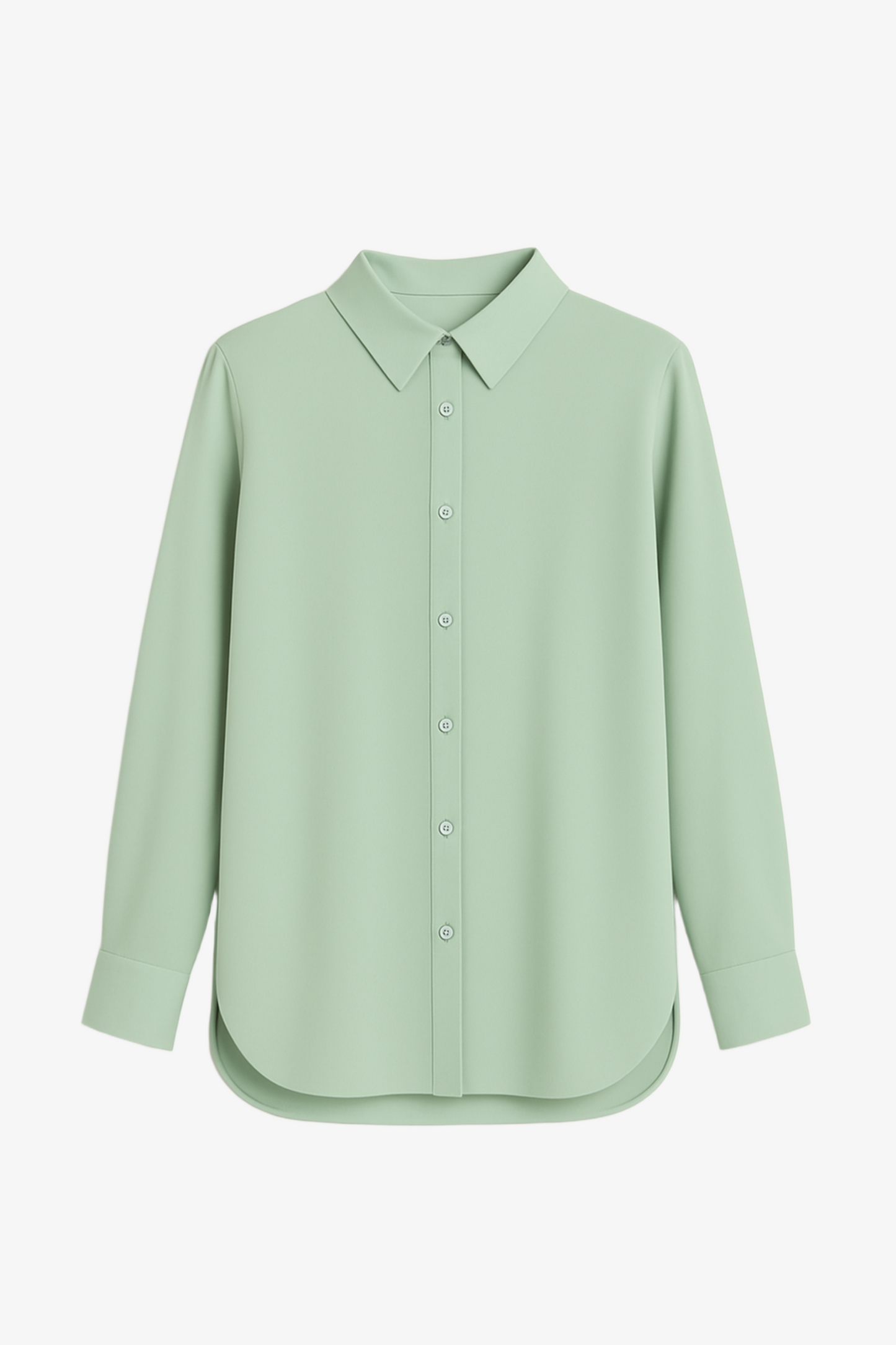 قميص أساسي ذو حافة مستديرة