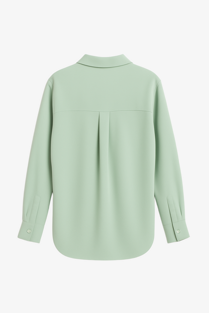 قميص أساسي ذو حافة مستديرة