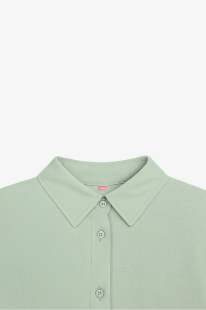 قميص أساسي ذو حافة مستديرة