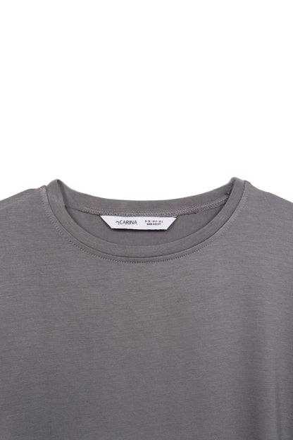 بلوزة بوبلين بأكمام طويلة