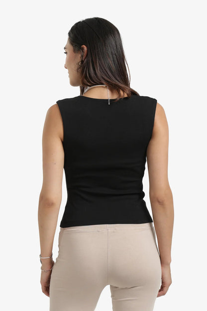 Asymmetrical Neck Top