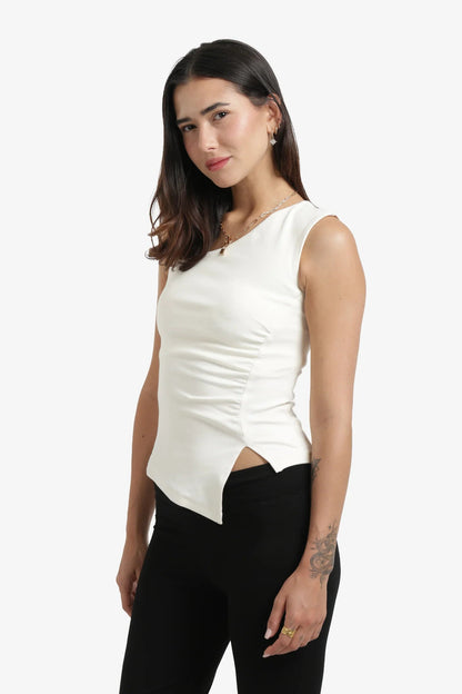 Asymmetrical Neck Top