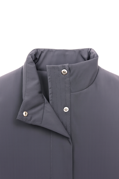 سترة استرخاء مبطنة بدون أكمام