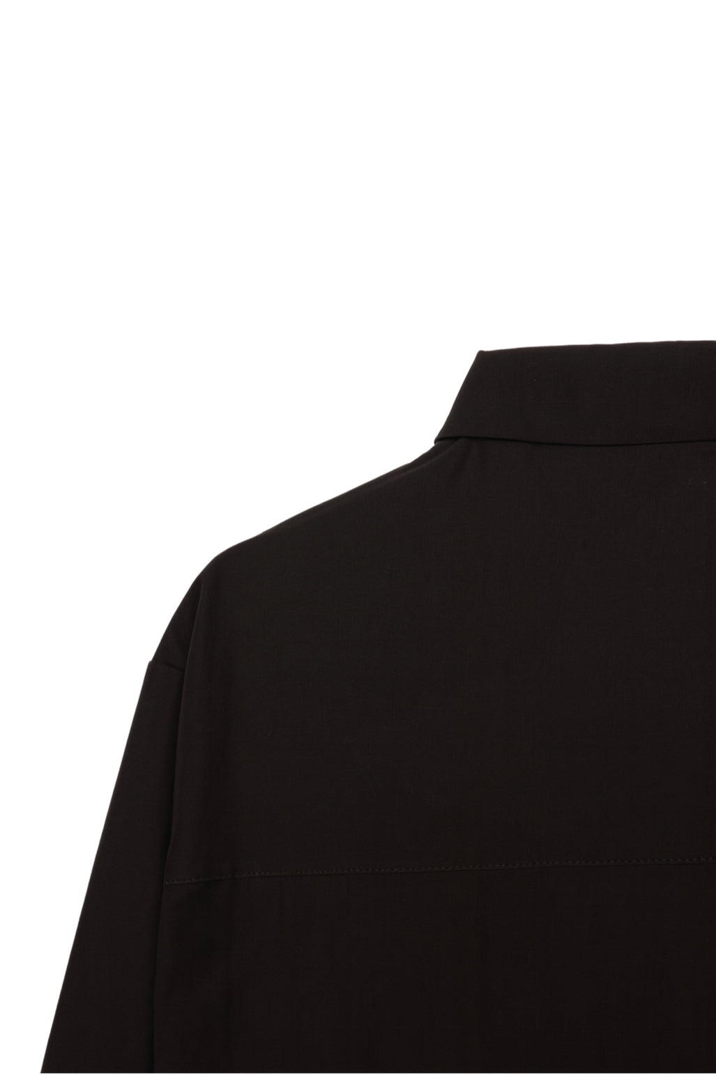 Cropped Button-Up Shirt