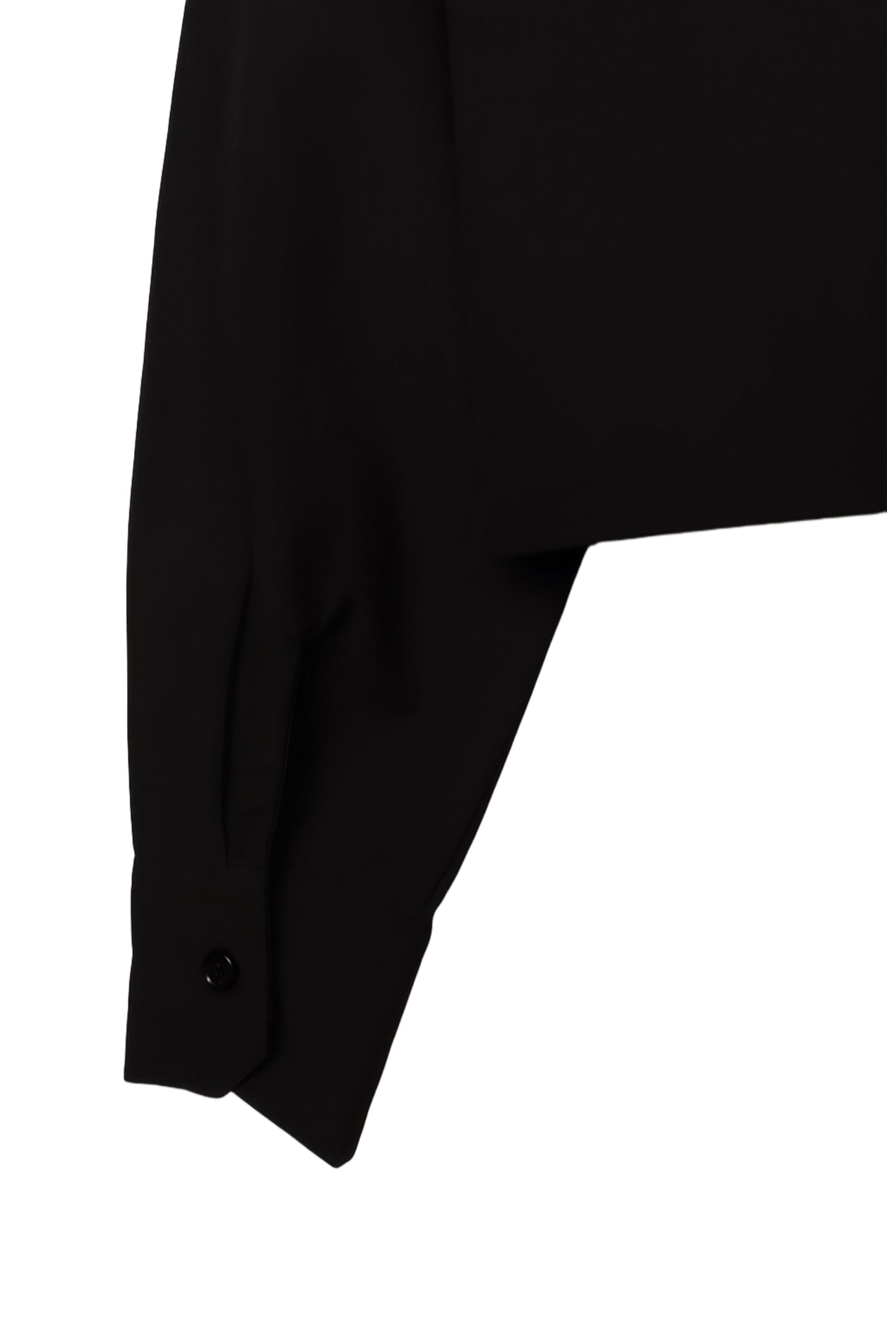 Cropped Button-Up Shirt