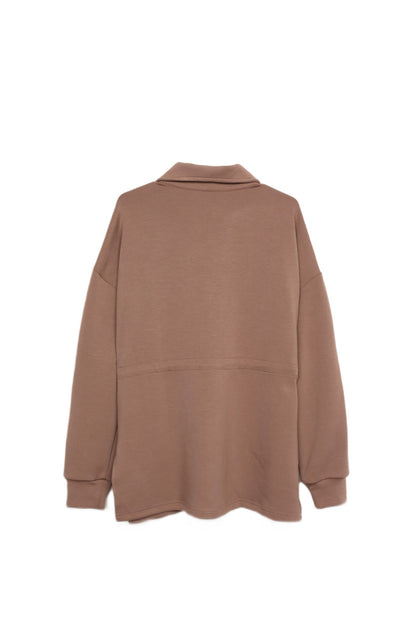 سويت شيرت صالة بنصف سحاب