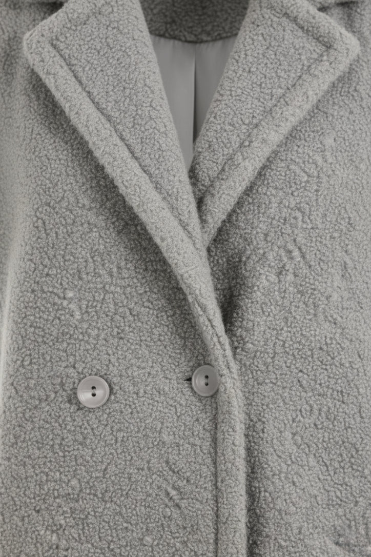 سترة مزدوجة الصدر مريحة