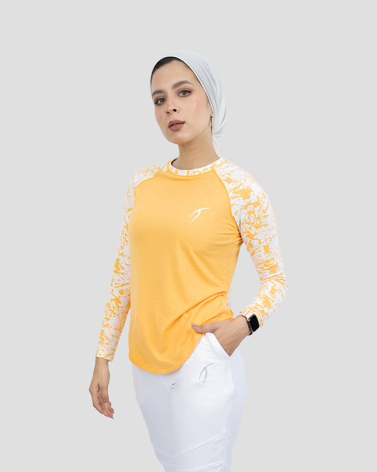 Flowery women L/S t-shirt - Atum Egypt #