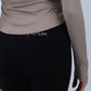 CafÃ© Blush Elegance Long-Sleeve Active Top