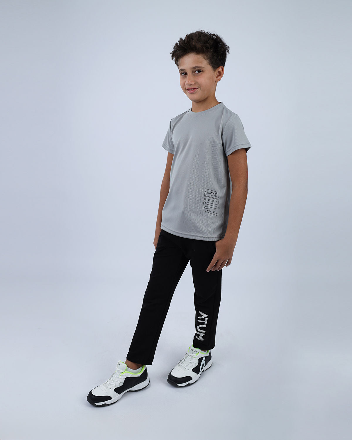 Grey Dri-Fit Boys Basic T-Shirt for Teen Boys