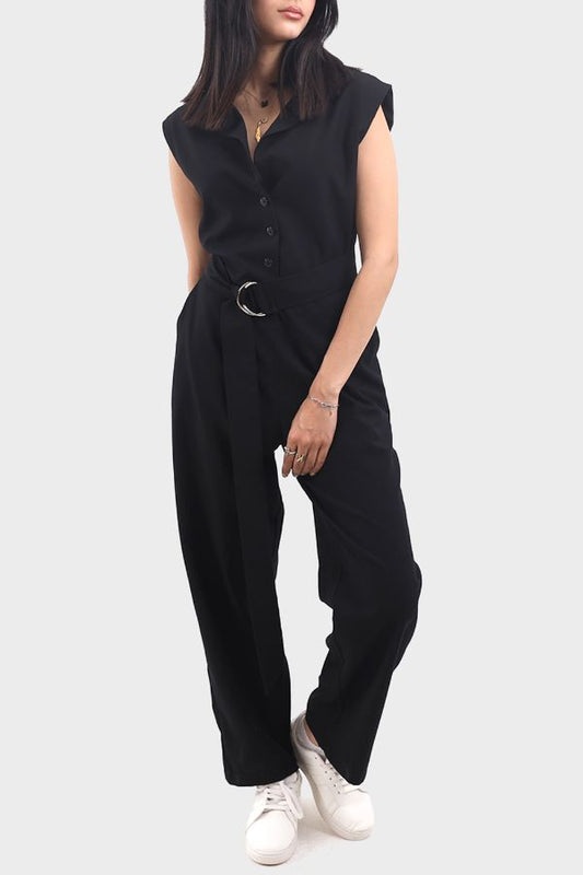 Okoye Jumpsuit With Adjustable Belt