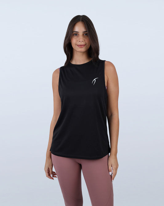 Black Modal Yoga Tank Top