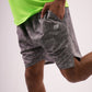 ATUM| Men's Printed Training Short - Black