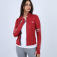 Red Athleisure Inspire Zip Jacket