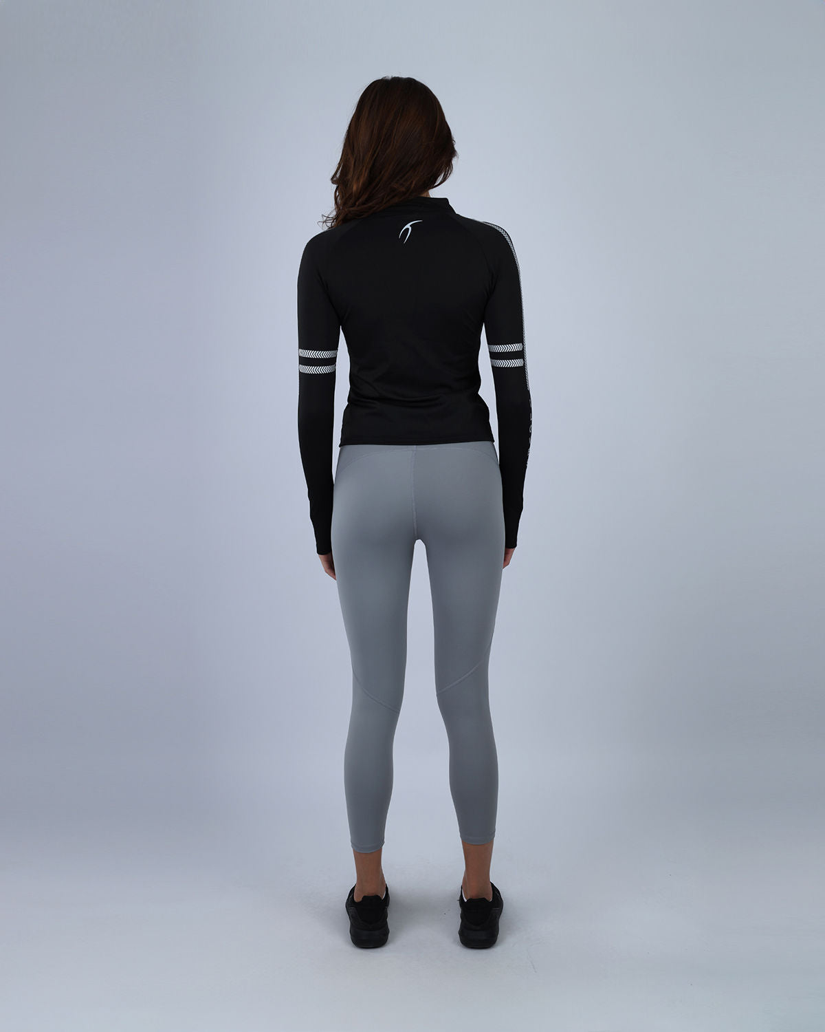 Black Athleisure Inspire Zip Jacket