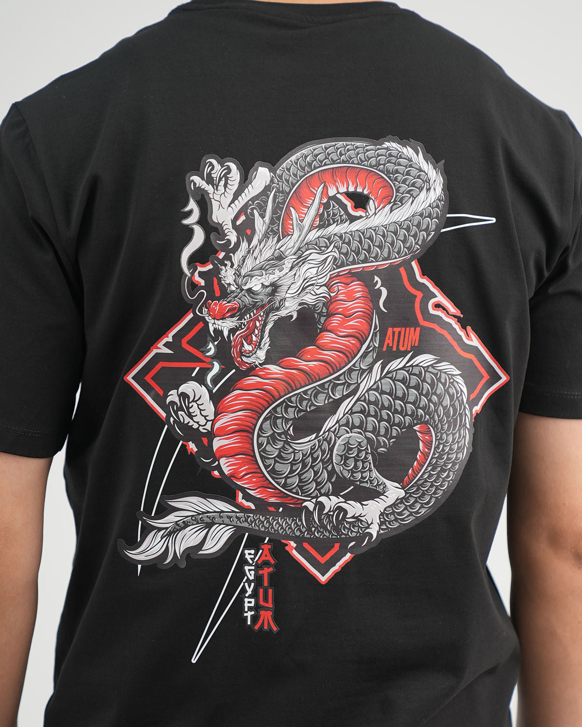 Atum Dragon Strike Graphic  Tee