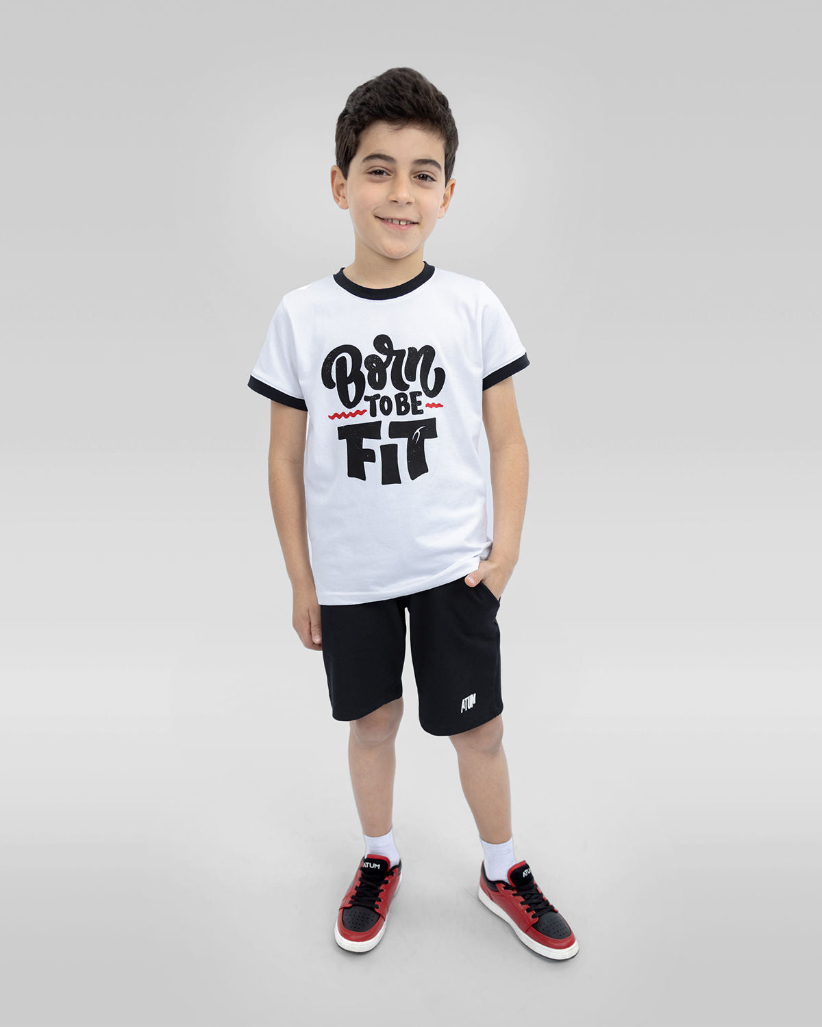 Atum Boy'S Be Fit Crew-Neck T-Shirt