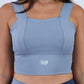 Light Blue Life Yoga Fitness Sports Bra