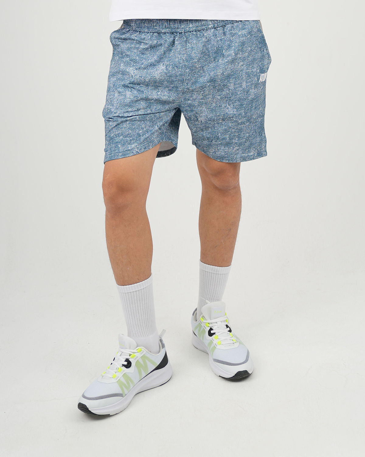 ATUM| Men's Printed Training Short - Navy