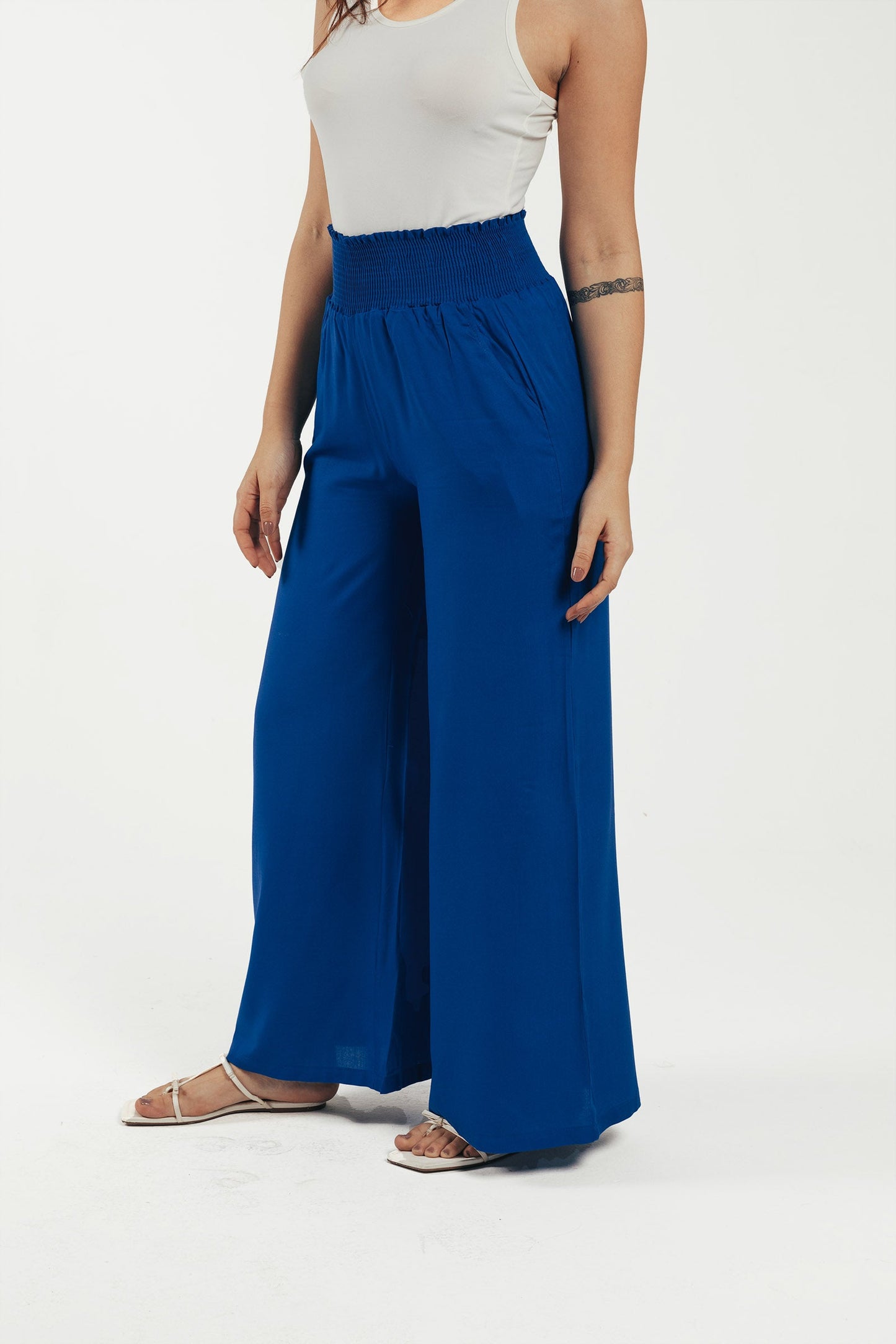 Tencel Wide Leg Pants