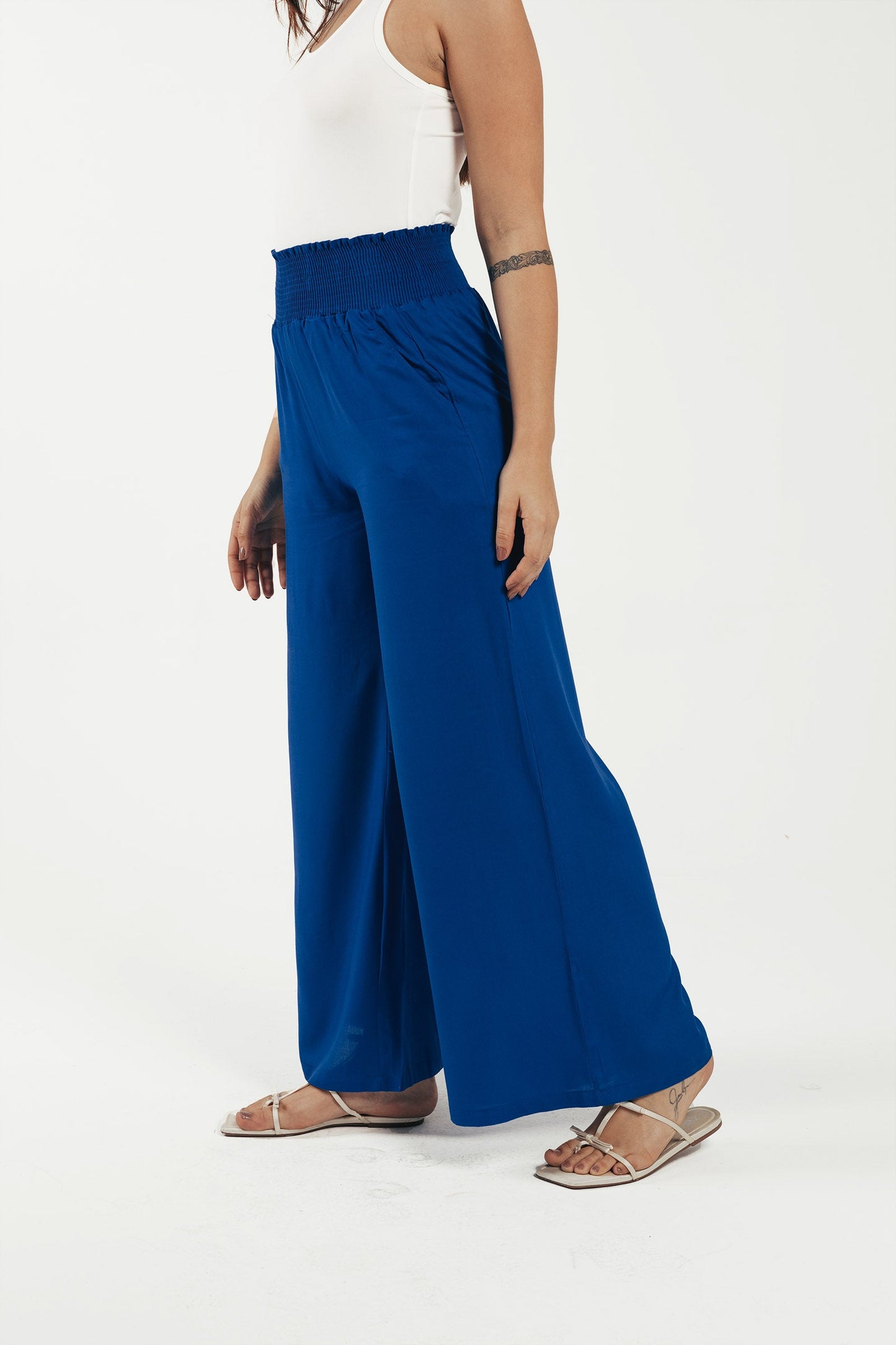 Tencel Wide Leg Pants