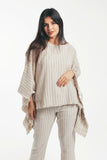 Linen Boxy Poncho