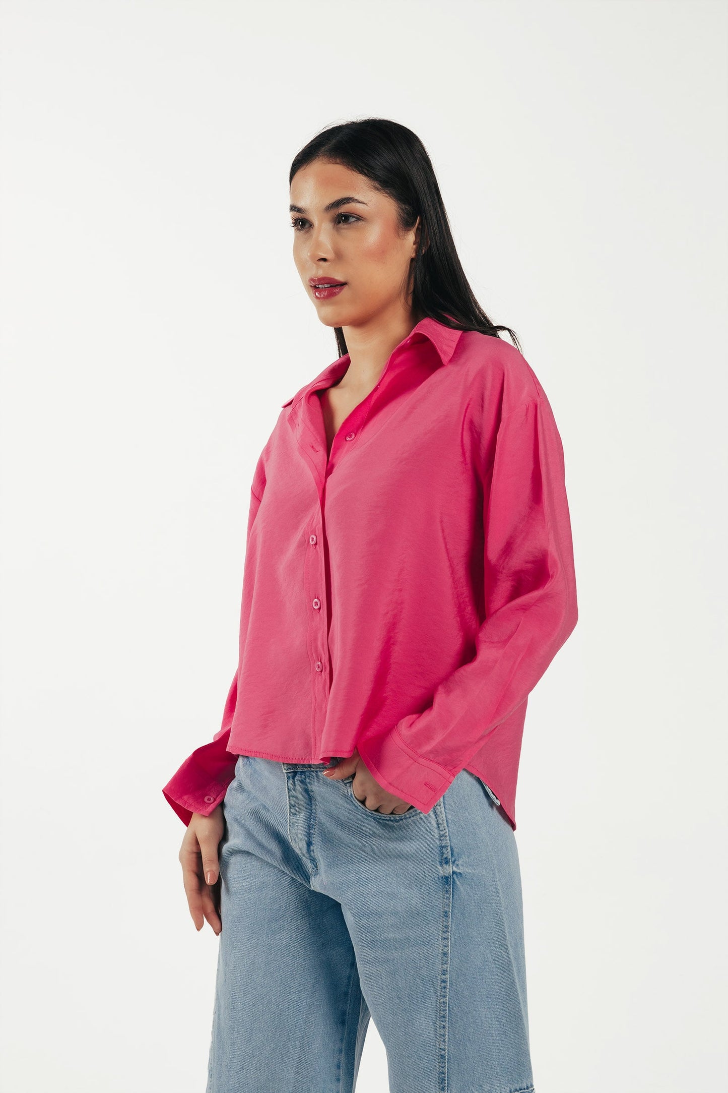 Dropped Shoulder High Hip Shirt