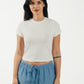 Crew Neck Cropped Top