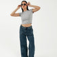 Crew Neck Cropped Top