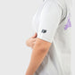 ATUM| Oversized Splash Women's T-Shirt - Gray With Violet print