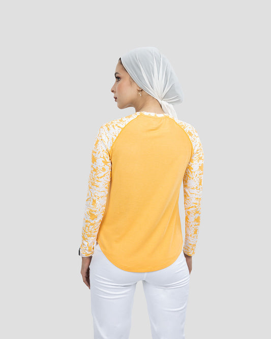 Flowery women L/S t-shirt - Atum Egypt #