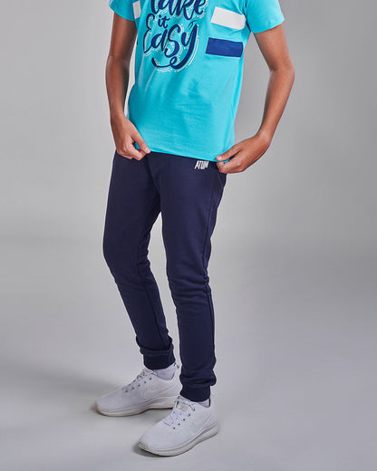 Sportive Sweatpants with Drawstring for Boys