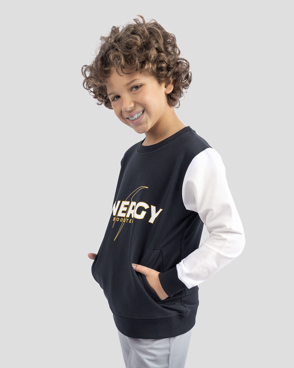 Black Energy Sweatshirt for Boys