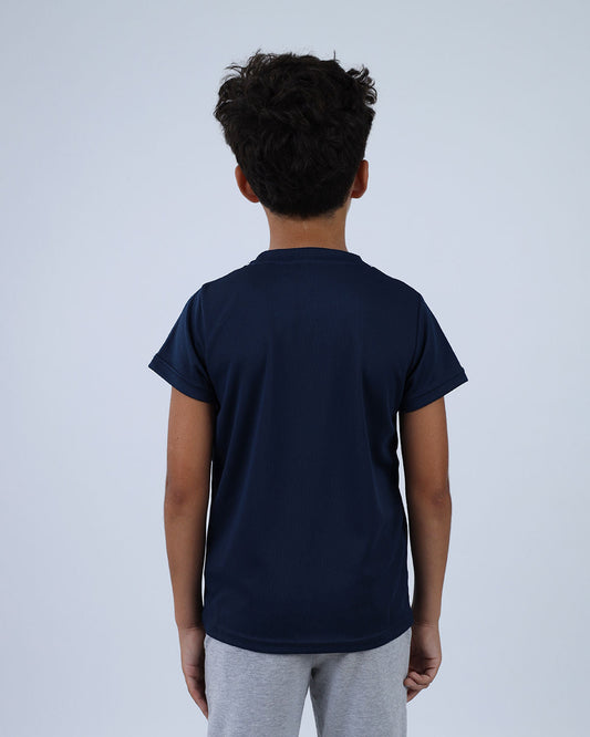 Blue Dri-Fit Boys Basic T-Shirt for Boys