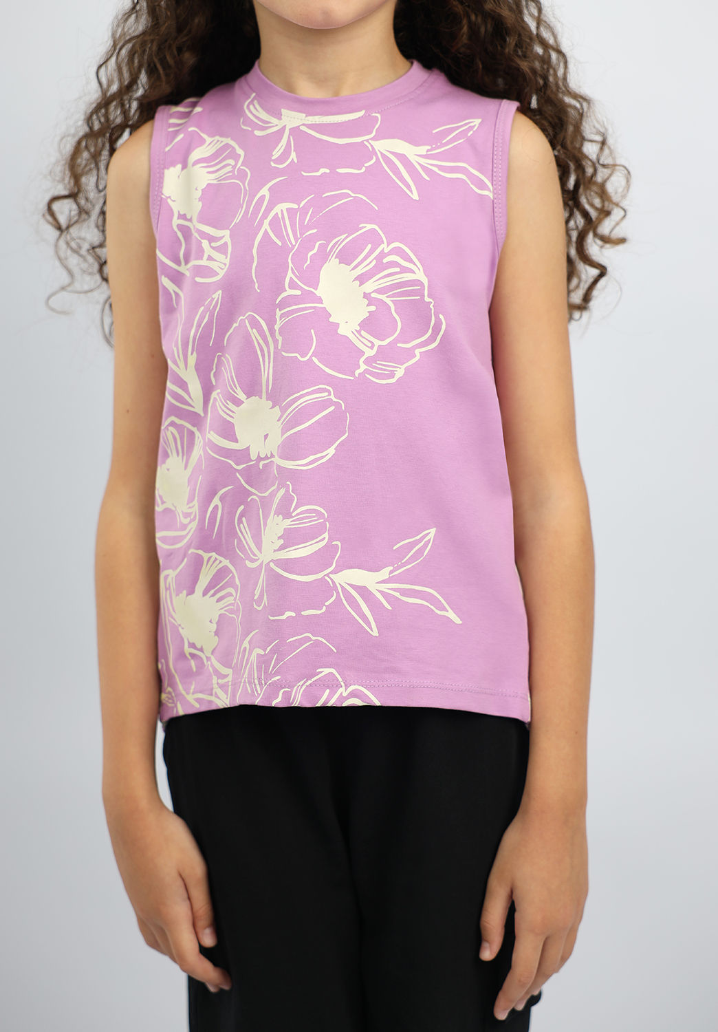 Atum Girl'S Flowery Tank Top