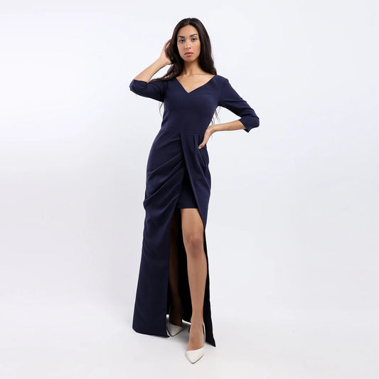 Soiree Dress With Side Slit