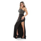 Side Slit Soiree Dress