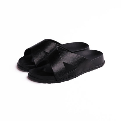 Black Criss Cross X-Galaxy Slide