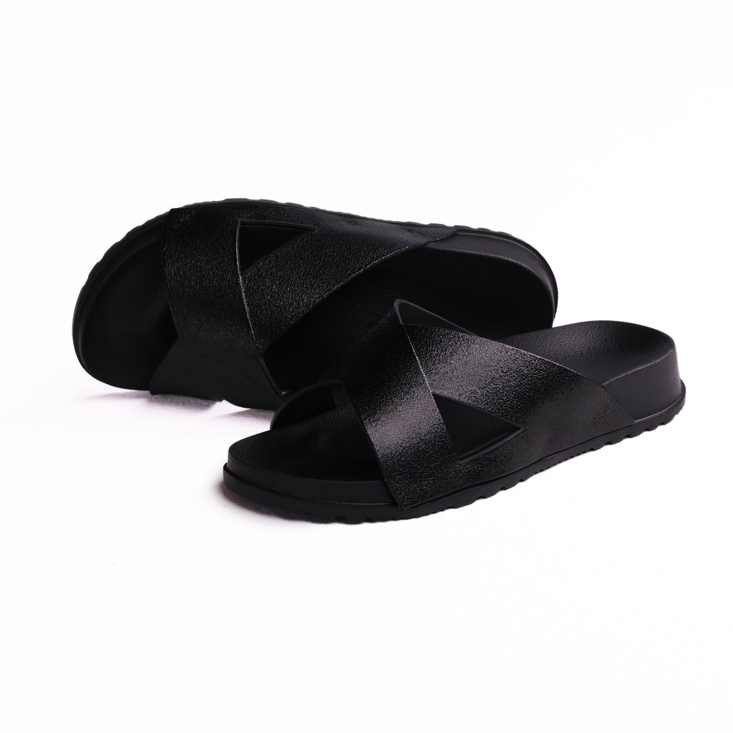 Black Criss Cross X-Galaxy Slide