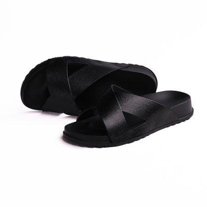 Black Criss Cross X-Galaxy Slide