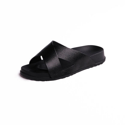 Black Criss Cross X-Galaxy Slide