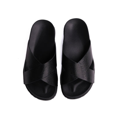 Black Criss Cross X-Galaxy Slide