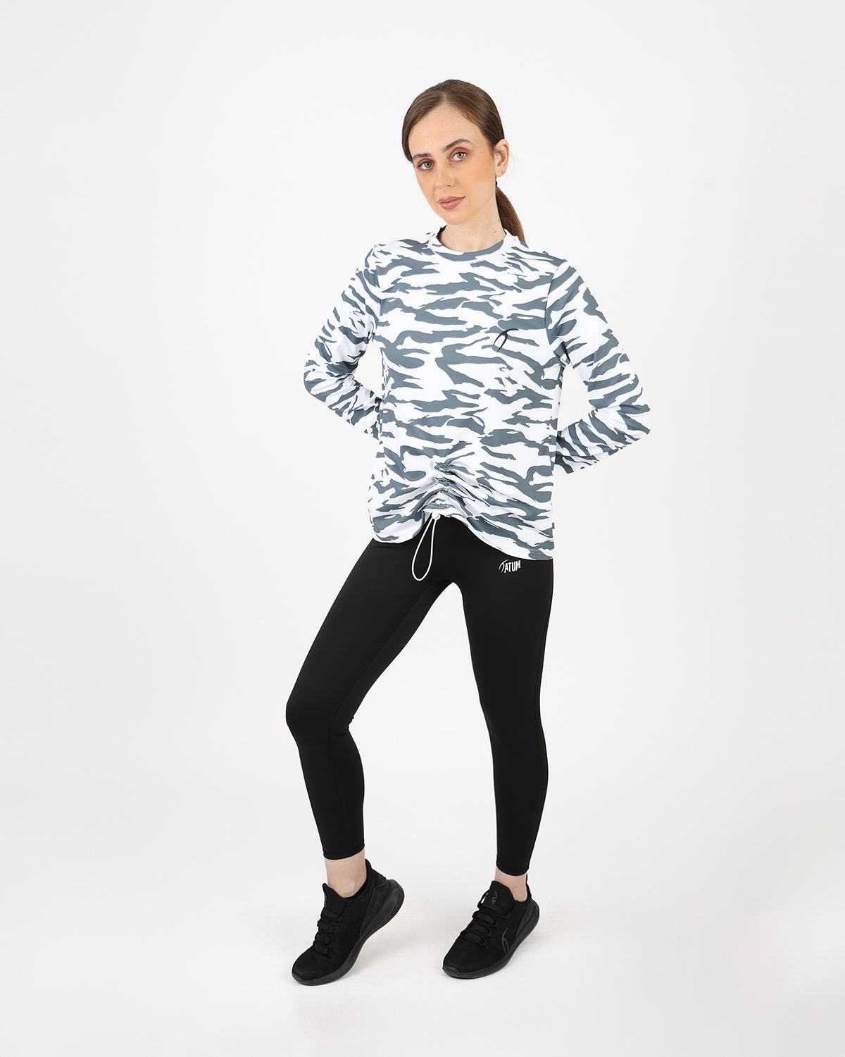 Cinchable Long-Sleeve T-Shirt