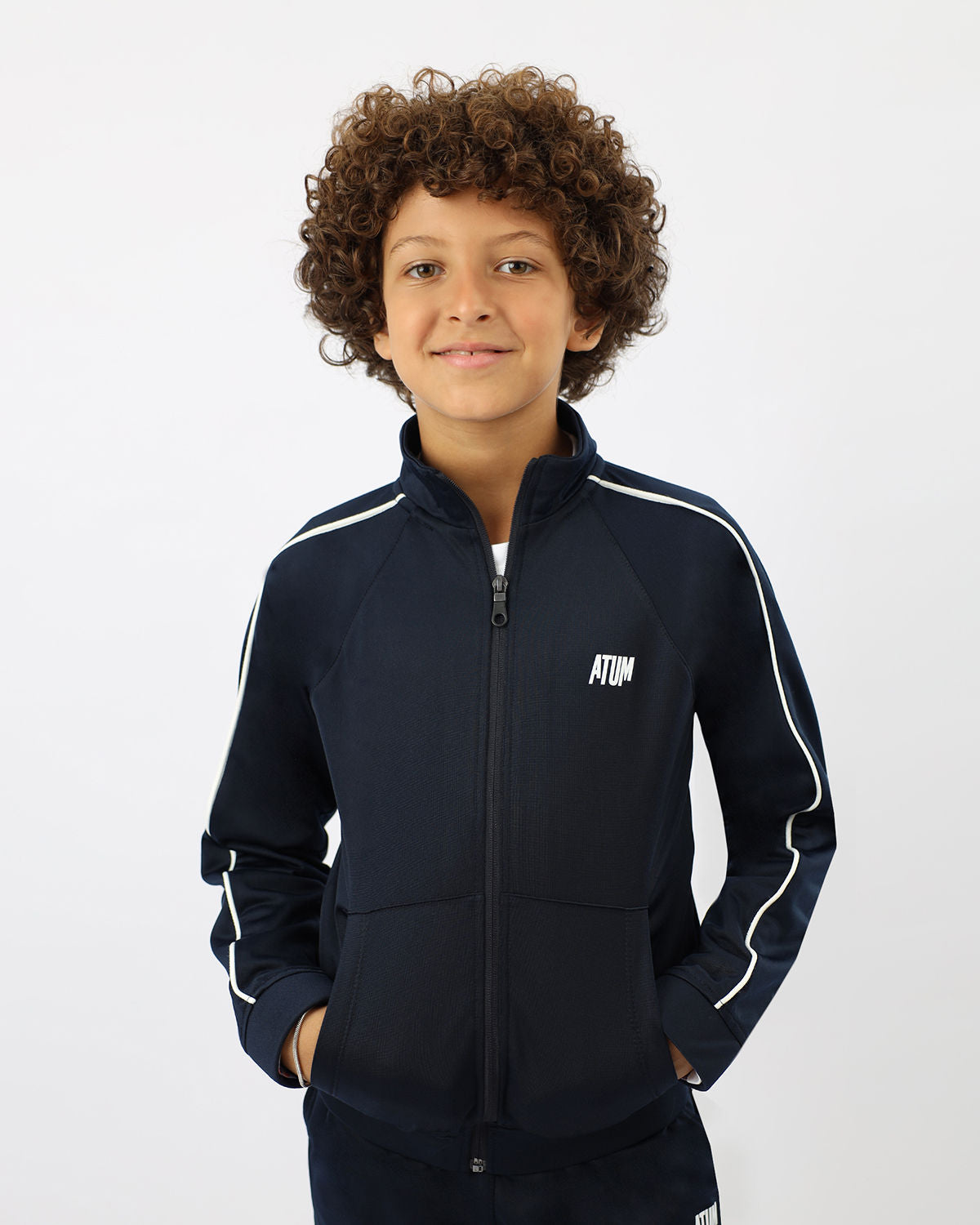 Midnight Blue Essential Tracksuit for Teen Boys