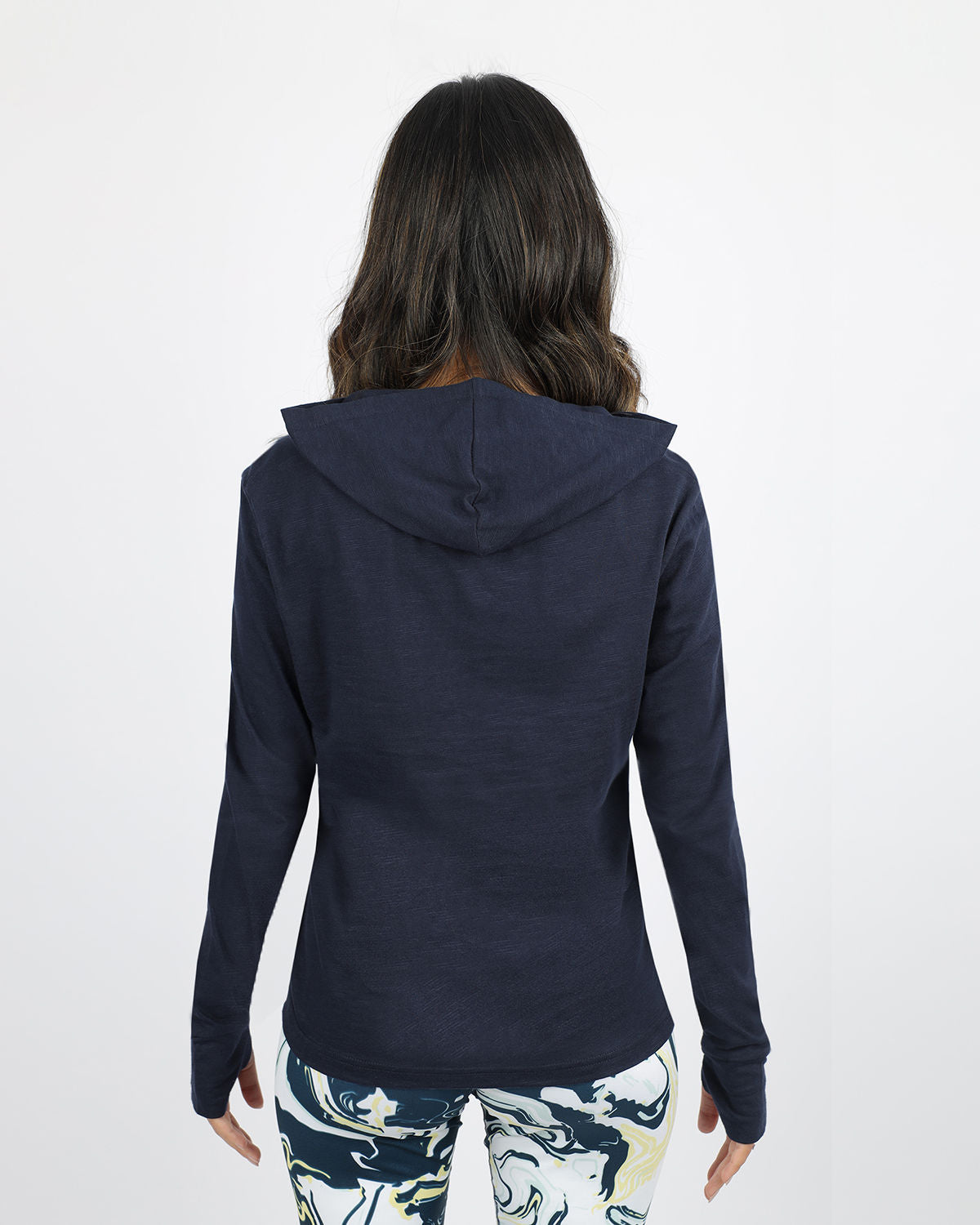 Basic Hooded T-shirt with Kangaroo Pocket