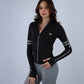 Black Athleisure Inspire Zip Jacket