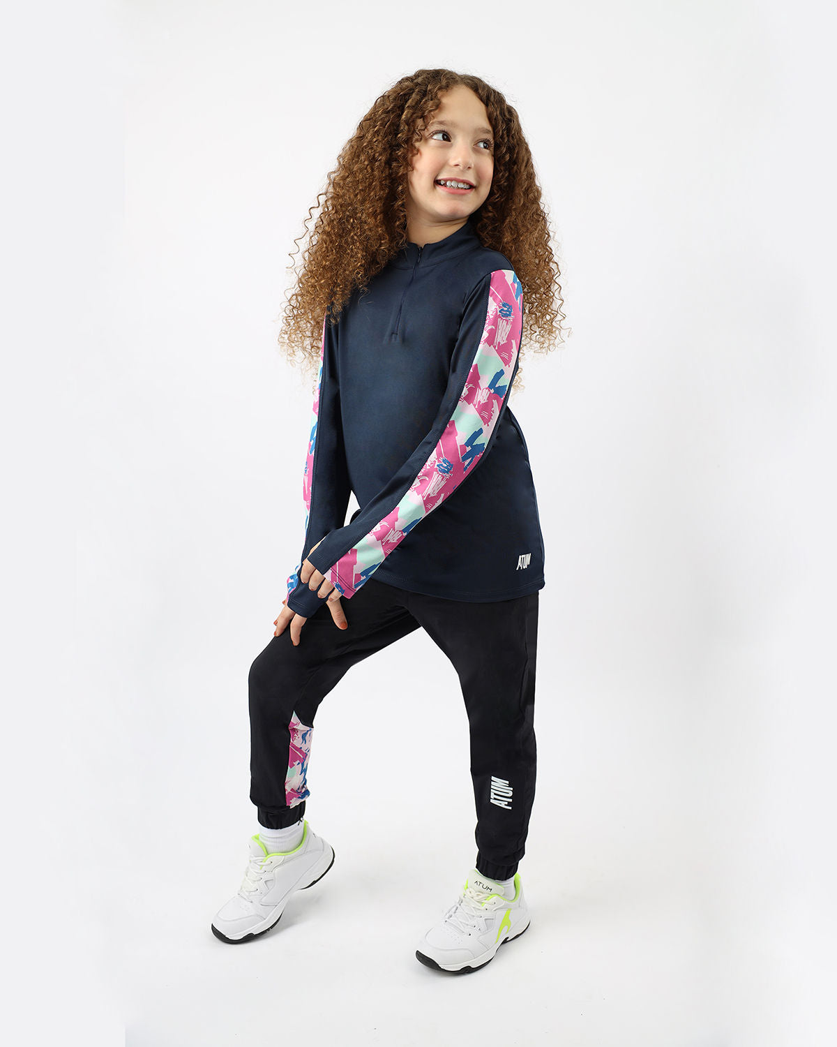 Midnight Blue Sports Sweatpants for Teen Girls