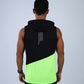 Green Sleeveless Breathable Hoodie