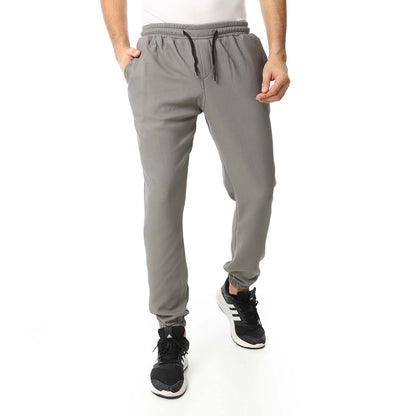 Regular Elastic Waist Sweatpants