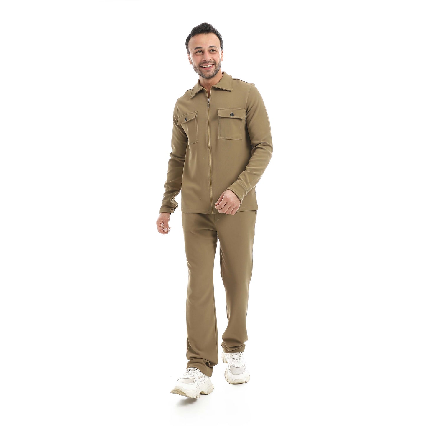 Set Of Sweatshirt Zipper And Pants